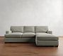 Townsend Square Arm Reversible Chaise Sectional - Storage Available (101&quot;)