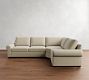 Big Sur Roll Arm 3-Piece Wedge Sectional (129&quot;)