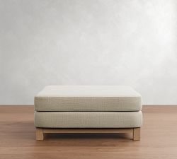 Jake Seadrift Wood Base Sectional Ottoman