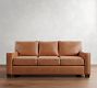Buchanan Square Arm Leather Sleeper Sofa (84&quot;)