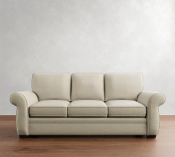 Pearce Roll Arm Sleeper Sofa with Memory Foam Mattress (81&quot;&ndash;89&quot;)