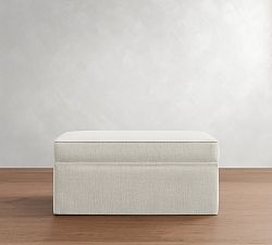 Pearce Slipcovered Ottoman and a Half