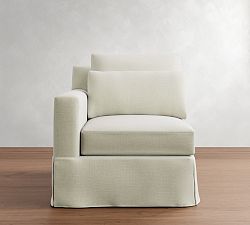 Build Your Own York Square Arm Deep Seat Slipcovered Sectional