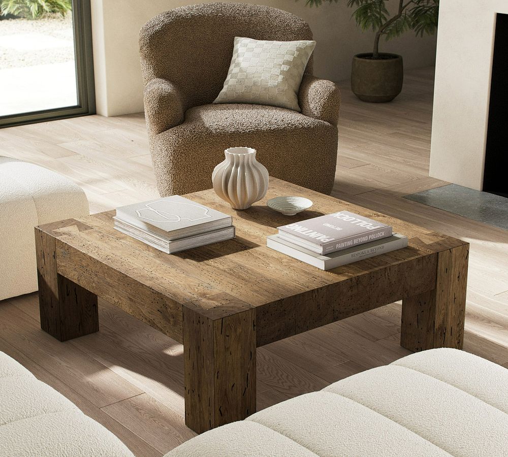 Fia Square Coffee Table (40&quot;- 55&quot;)