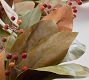 Faux Faded Magnolia and Berry Wreath &amp; Garland