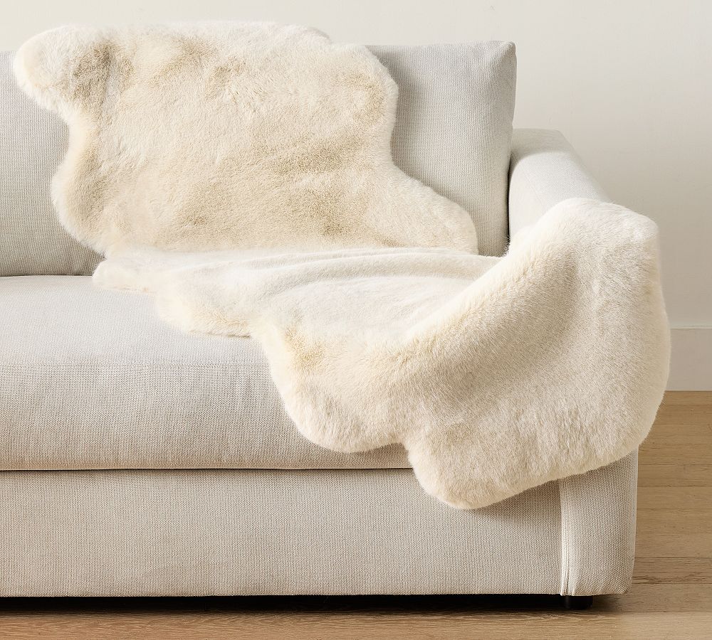 Mink Faux Fur Double Length Hide