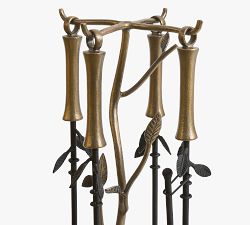 Botanical Fireplace Tool Set