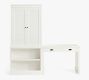 Aubrey Writing Desk with Bookcase (78&quot;)