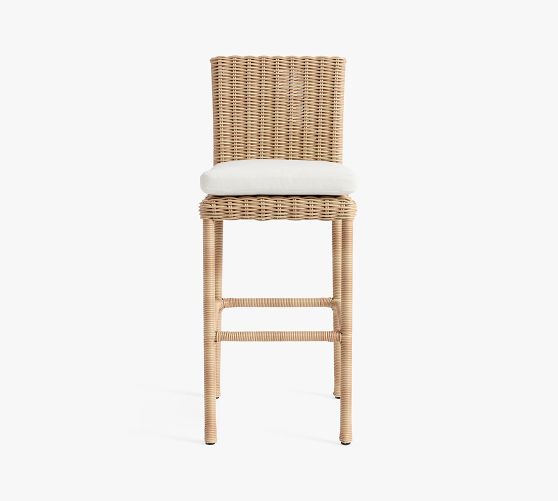 Huntington Wicker Outdoor Bar Stool