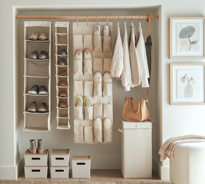 Vertical Hanging Shoe Organizers 10 Shelf Hanging Closet Shoe