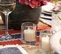 Hammered Caf&#233; Recycled Hurricane Candleholder