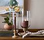 Kadence Turned Wood Hurricane Candle Holders