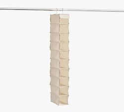 Linen Vertical Hanging Shoe Organizer
