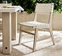 Abbott Acacia Woven Outdoor Dining Chair