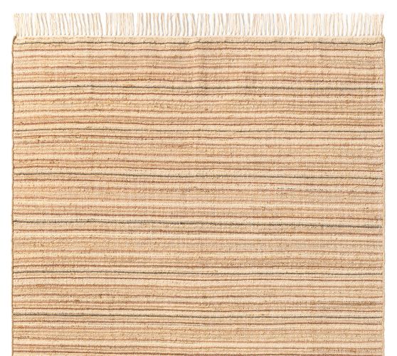 Cole Handwoven Wool Jute Striped Rug