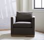 Jake Seadrift Wood Base Swivel Chair