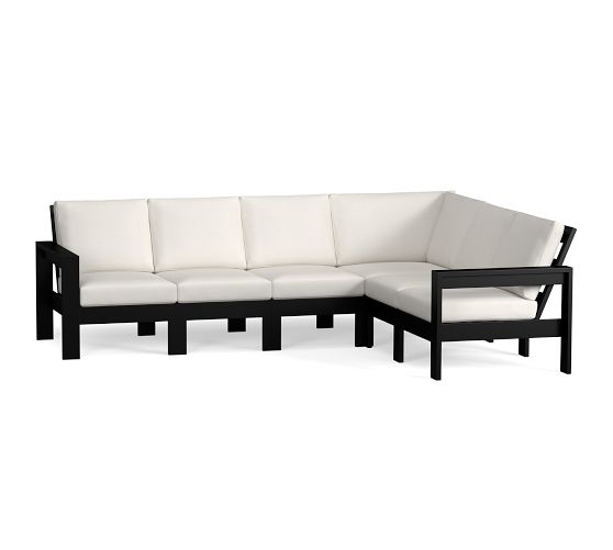 Malibu Metal 6-Piece Outdoor Sectional (108")