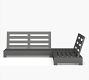 Malibu Metal Platform 3-Piece Outdoor Loveseat Sectional (99&quot;)