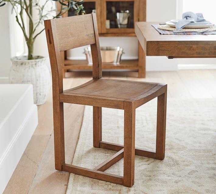 Open Box: Reed Dining Chair, Individual - Antique Umber | Pottery Barn