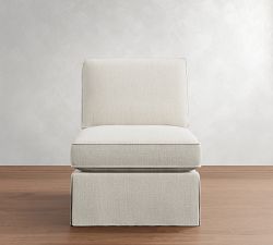 Pearce Square Arm Sectional Component Replacement Slipcovers