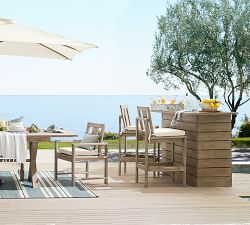 Indio Eucalyptus Outdoor Patio Bar Stool