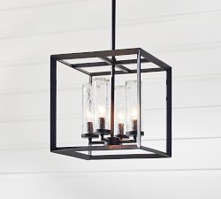 Sonora Outdoor Clear Glass Pendant (14")