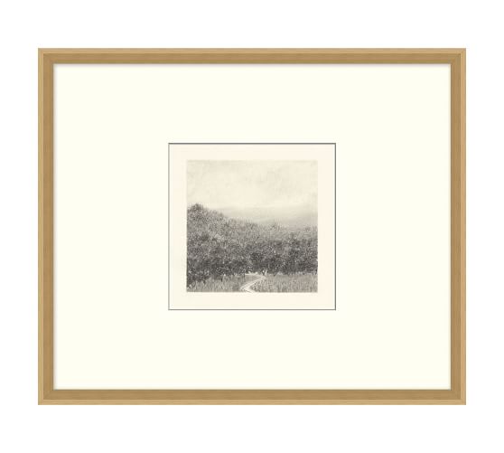 Charcoal I Winding Path by Aileen Fitzgerald