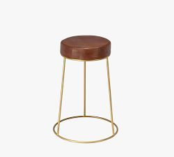 Ellwood Leather Stool