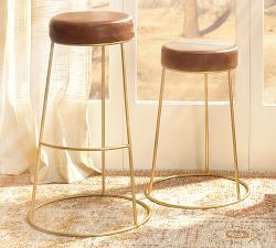 Ellwood Leather Stool