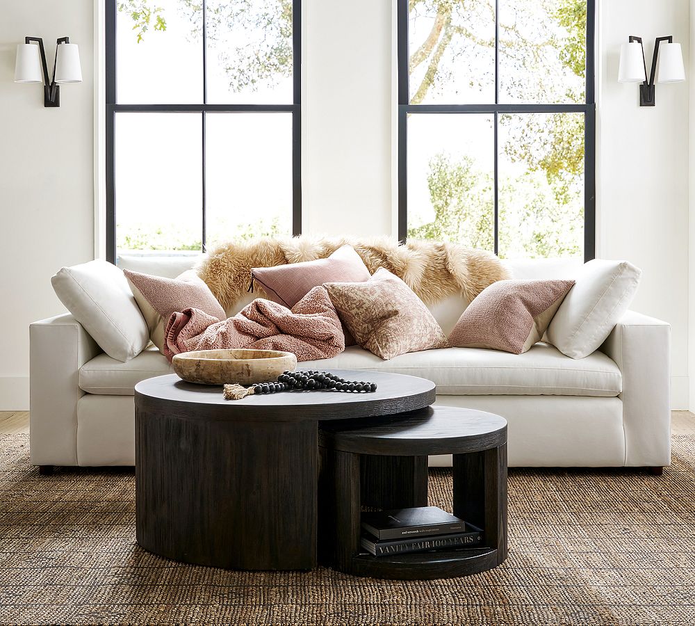 Folsom Round Nesting Coffee Table (24&quot;-39&quot;)