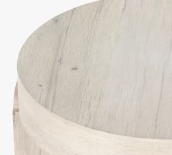 Rocky Round End Table