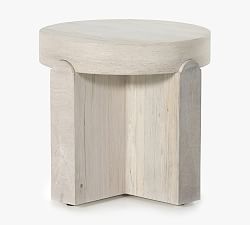 Rocky Round End Table