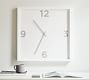 Wood Gallery Wall Clock - White