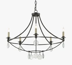 Giselle Recycled Glass Chandelier (25&quot;)