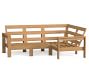 Malibu Teak 4-Piece Outdoor Sectional (85&quot;)