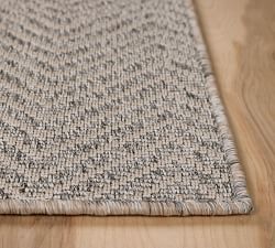 Custom Woven Chevron Outdoor Rug