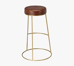 Ellwood Leather Stool