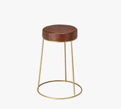 Ellwood Leather Stool