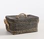Asher Handwoven Seagrass Lidded Basket
