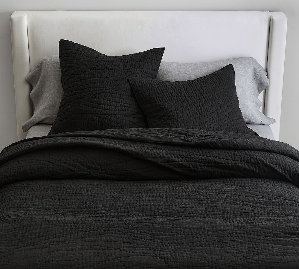 Belgian Flax Linen Handcrafted Quilt