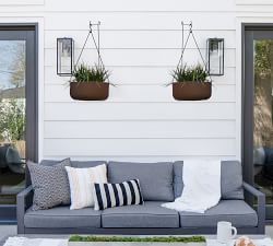 All Weather Eco Hevea 14&quot; Hanging Bowl Planters