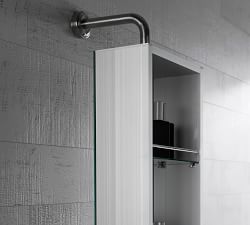Carey Wall-Mounted Swivel Cabinet with Mirror