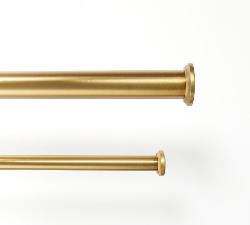 Open Box: Brass Double Rod &amp; Wall Bracket
