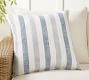 Sunbrella&#0174; Rue Multi Stripe Outdoor Pillow