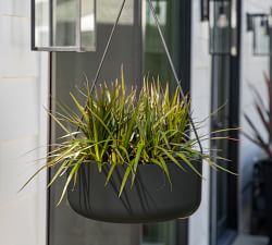 All Weather Eco Hevea 14&quot; Hanging Bowl Planters