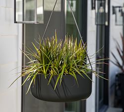 All Weather Eco Hevea 14&quot; Hanging Bowl Planters