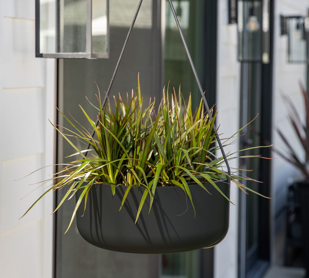 All Weather Eco Hevea 14&quot; Hanging Bowl Planters
