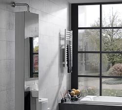 Carey Wall-Mounted Swivel Cabinet with Mirror