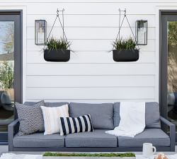 All Weather Eco Hevea 14&quot; Hanging Bowl Planters