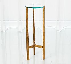 Lilith Round Glass Cocktail Table (8.5&quot;)